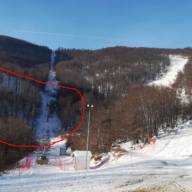 Plot on the ski resort Crni Vrh near Bor